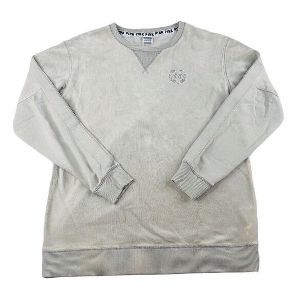 Victoria's Secret PINK Velour Pullover Sweatshirt - Picture 1 of 7